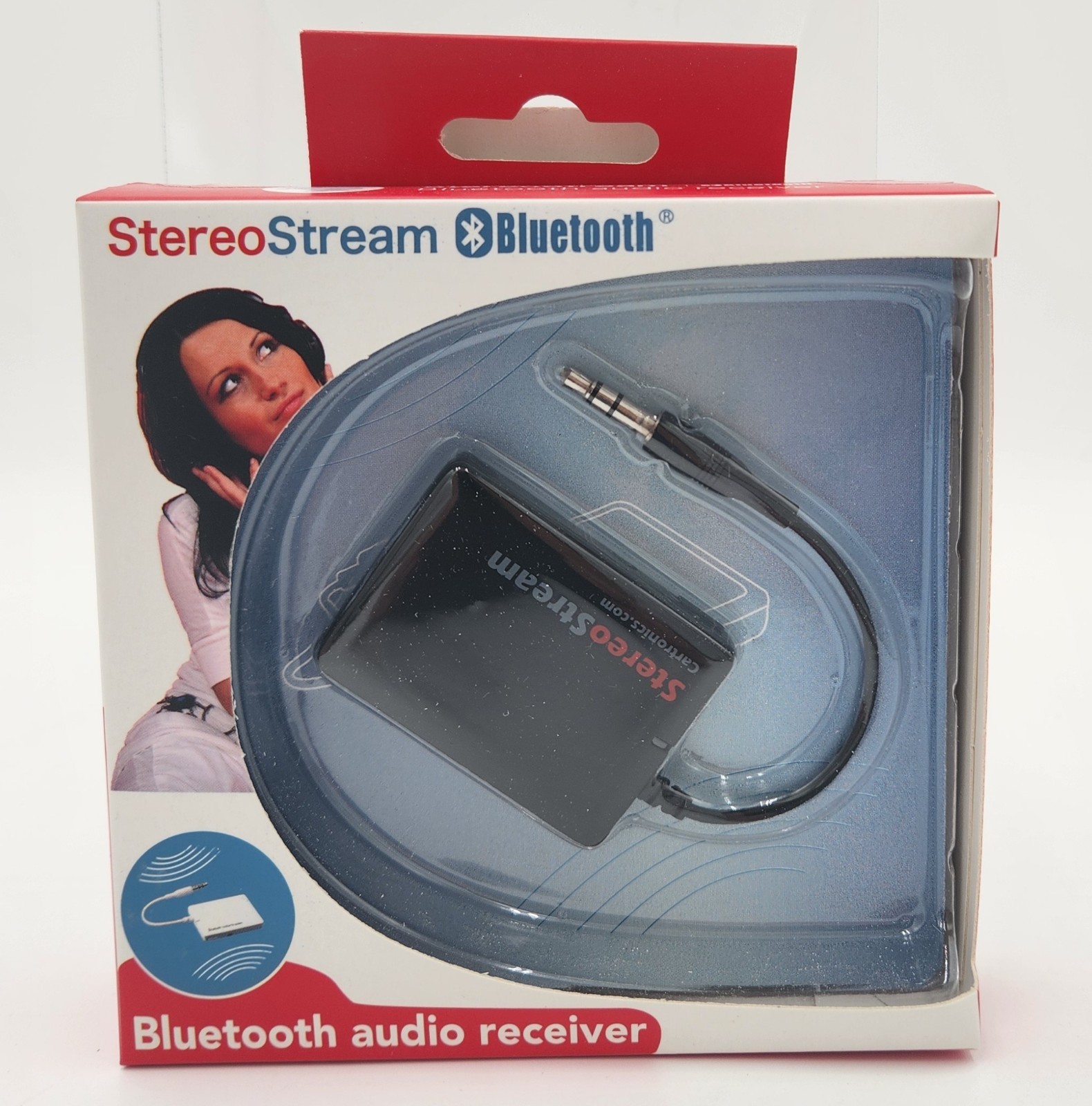 StereoStream Bluetooth 3.5mm AUX Audio Stereo Music Car Receiver Adapter