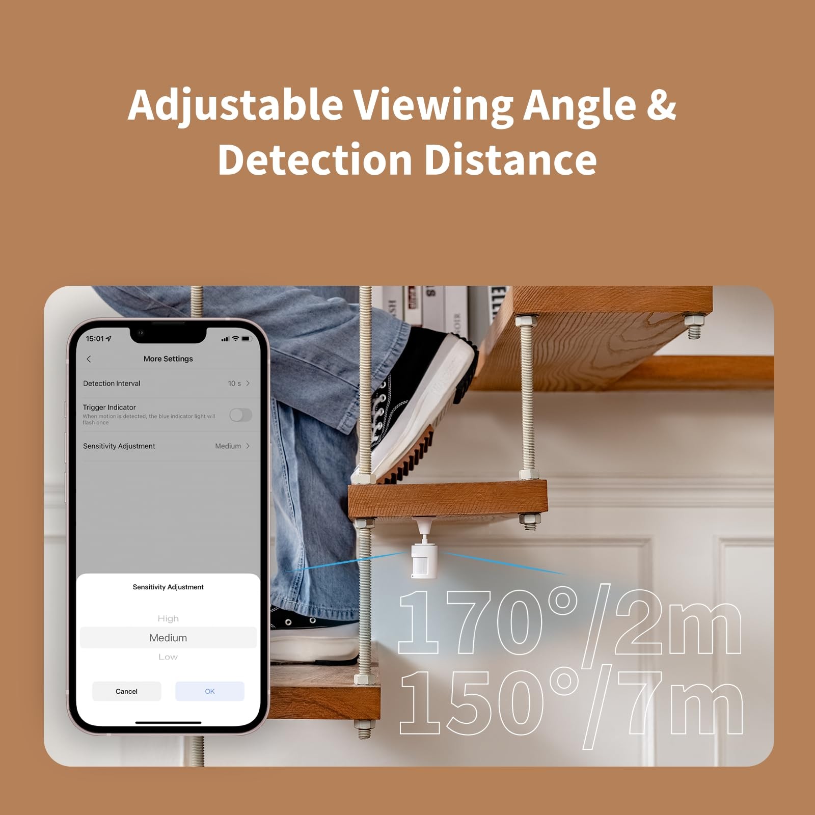 Aqara Zigbee 3.0 Motion Sensor P1 1 Pack, for Alert System Automations White