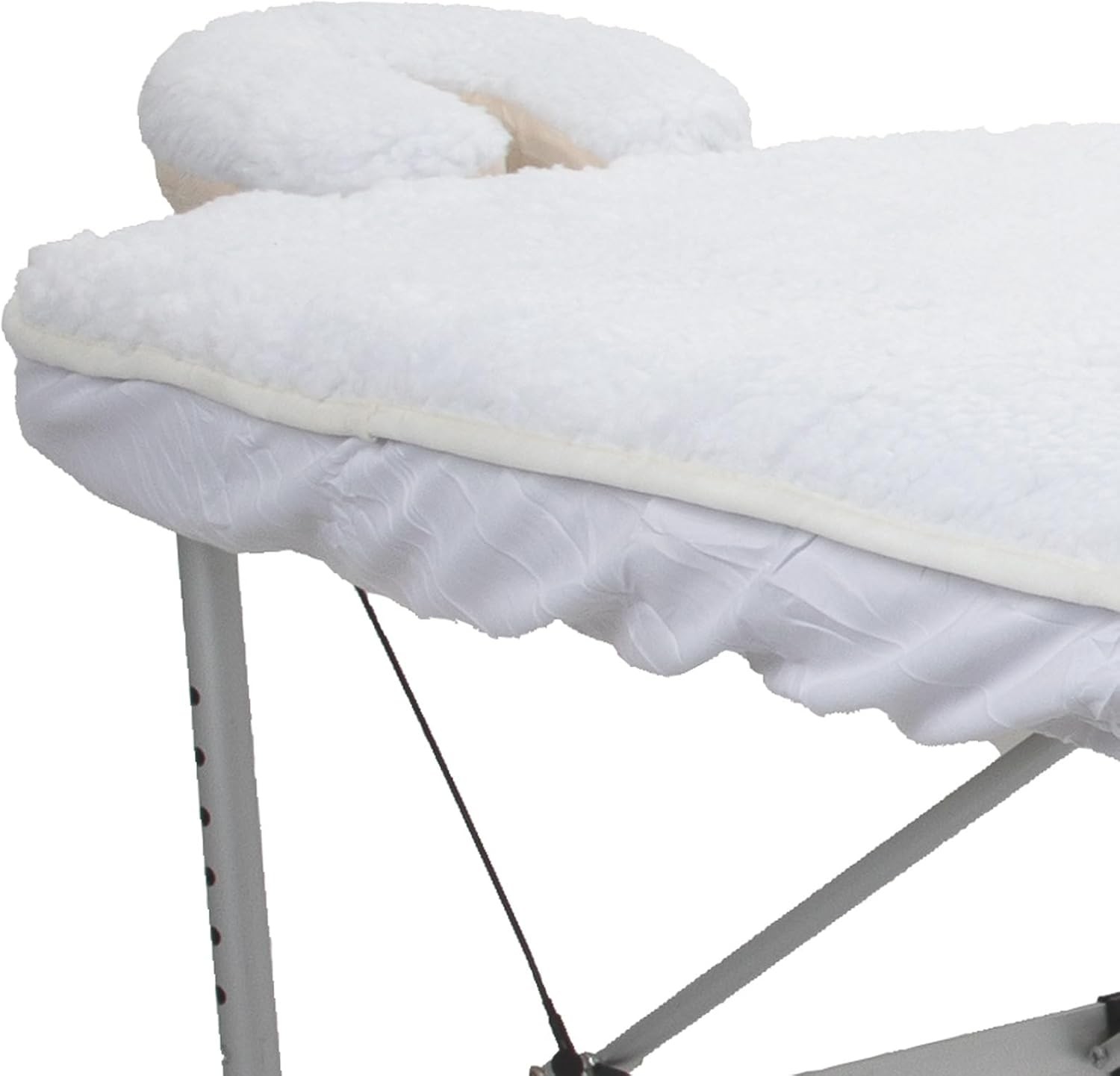 ForPro Premium Pro Fleece Massage Table Pad Set Extra Soft Hypoallergenic