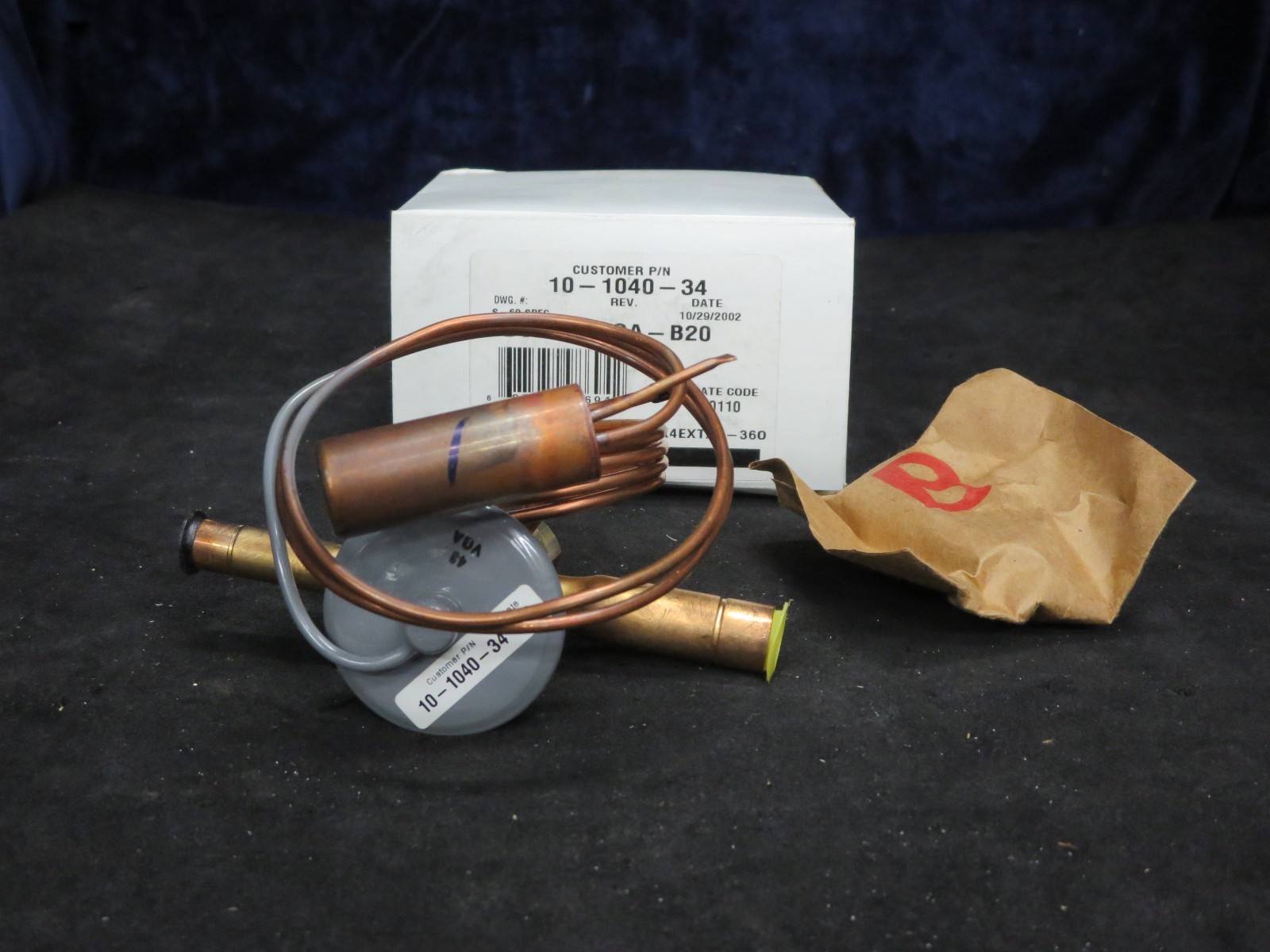SPORLAN 10-1040-34, FBVE-3-GA-B20 Expansion Valve "NEW"