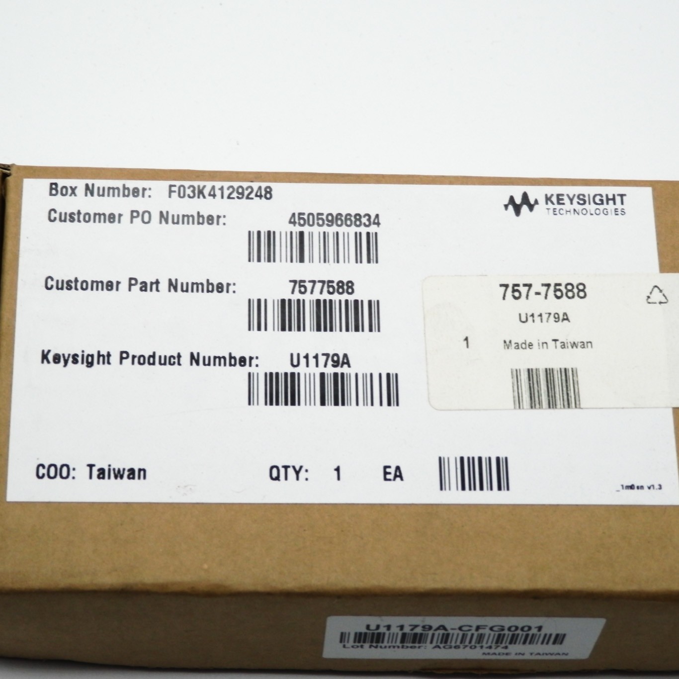 Keysight Technologies IR Connectivity Bracket For U1240 Series U1179A