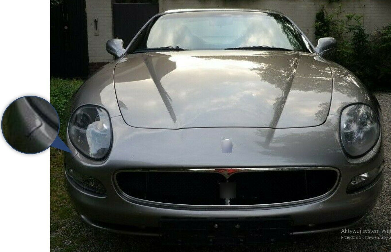 FIT TO MASERATI 4200 GT CC FRONT WASHER HEADLIGHT NOZZLE COVER BUMPER 66371700 r