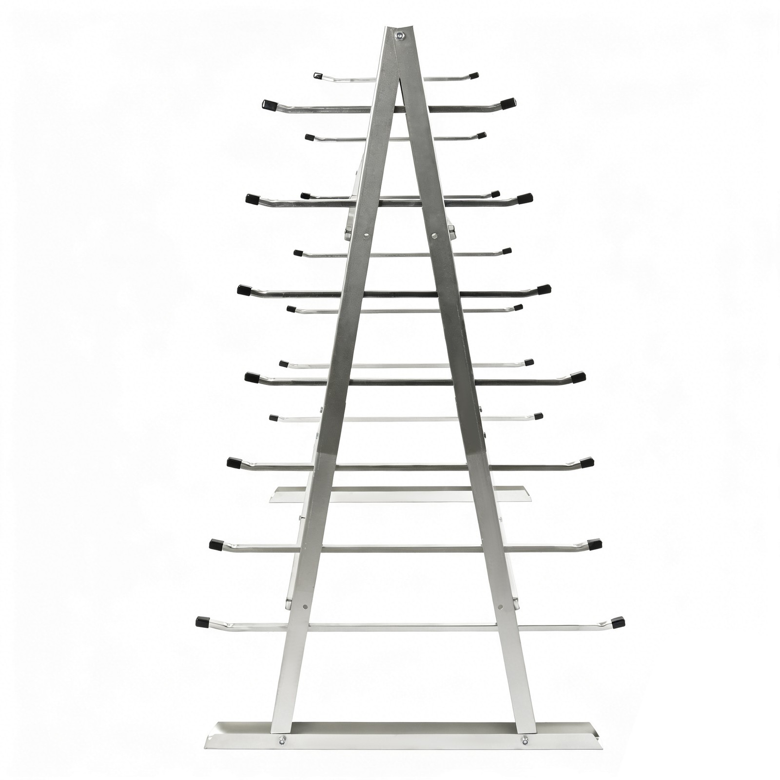 2000LBS 7-Tier Floor Standing Horizontal Storage Rack for Lumber/Pipe Adjustable