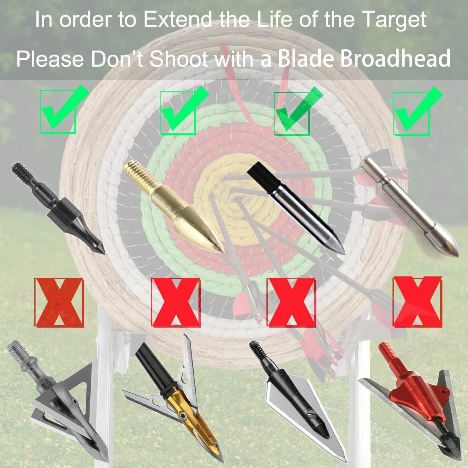 Eco-Friendly Straw Archery Target 19.7" with 5 Layers - Perfect for Practicing