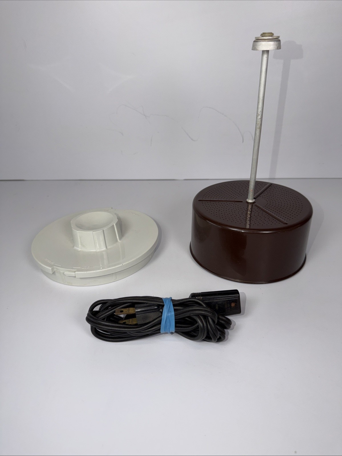 Vtg REGAL POLY PERK 4-8 Cup Replacement Parts - Basket, Stem, Power Cord, Lid