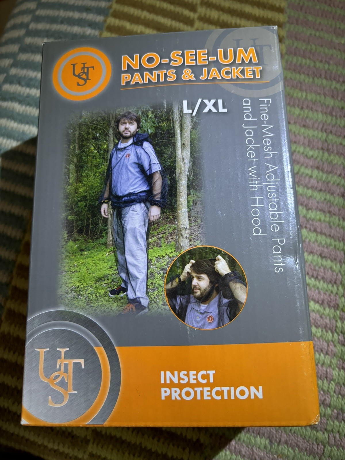 UST No See Um Pants And Jacket/Hood Insect Outdoor Protection Suit/Size L/XL