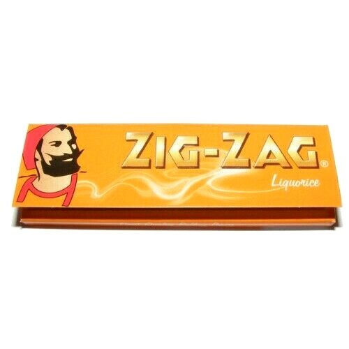 ZIG ZAG ROLLING PAPERS LIQUORICE Single Wide Multi Pk DISCOUNTS USA SHPD