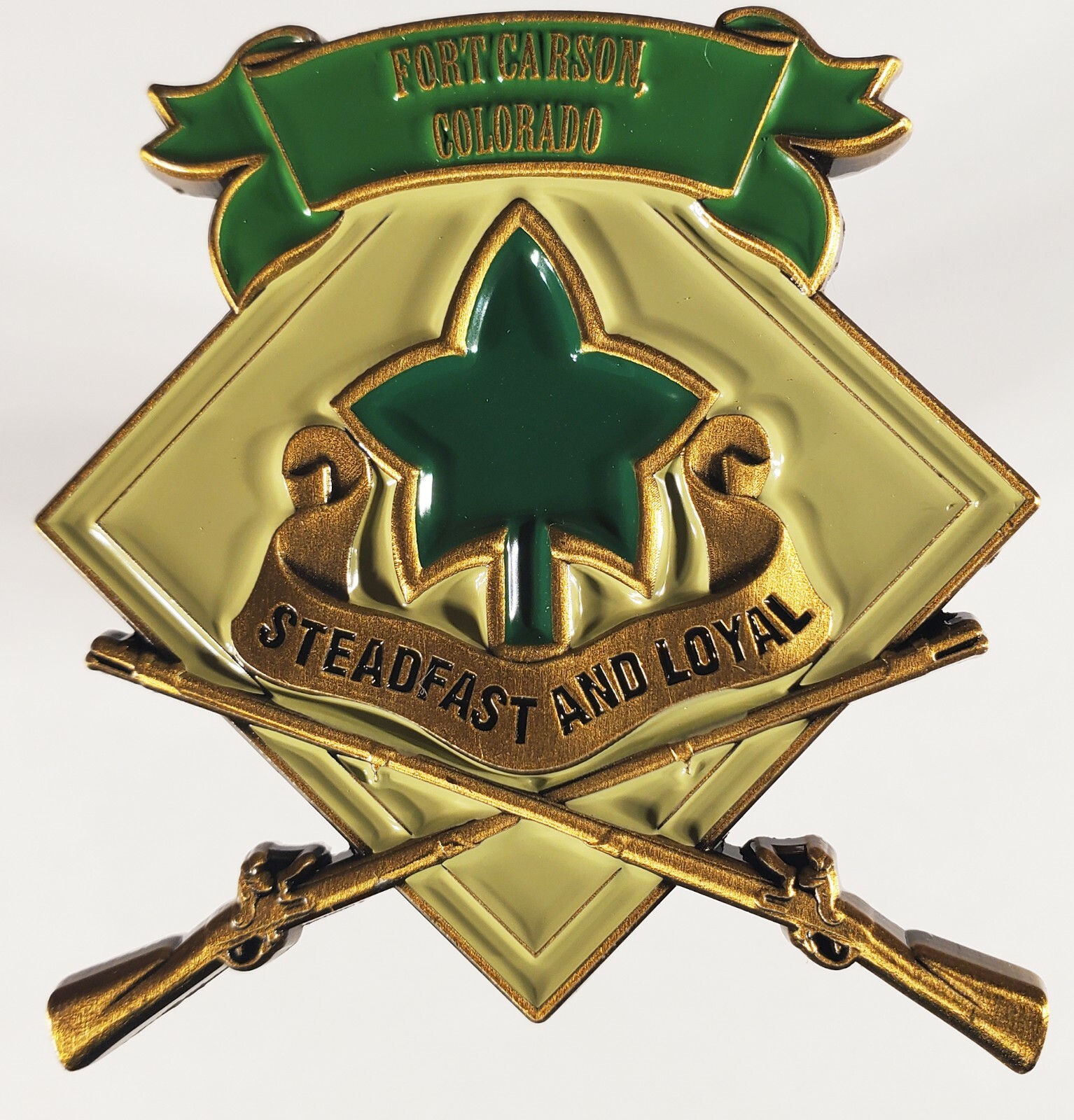 US Army 4TH Infantry Division, Fort Carson CO Commemorative Challenge Coin O 167