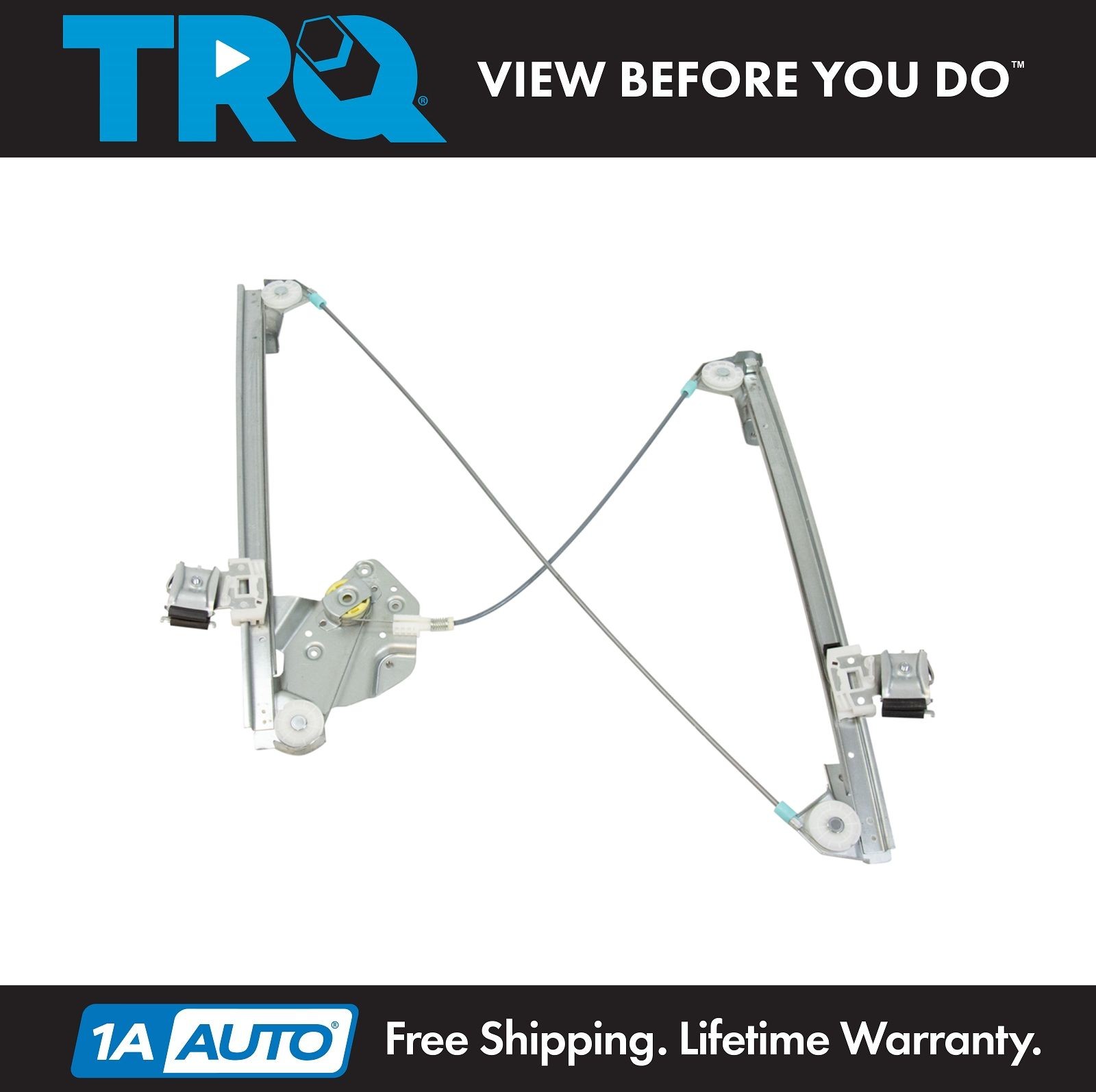 TRQ Front Right Window Regulator For 2004-2009 Cadillac SRX