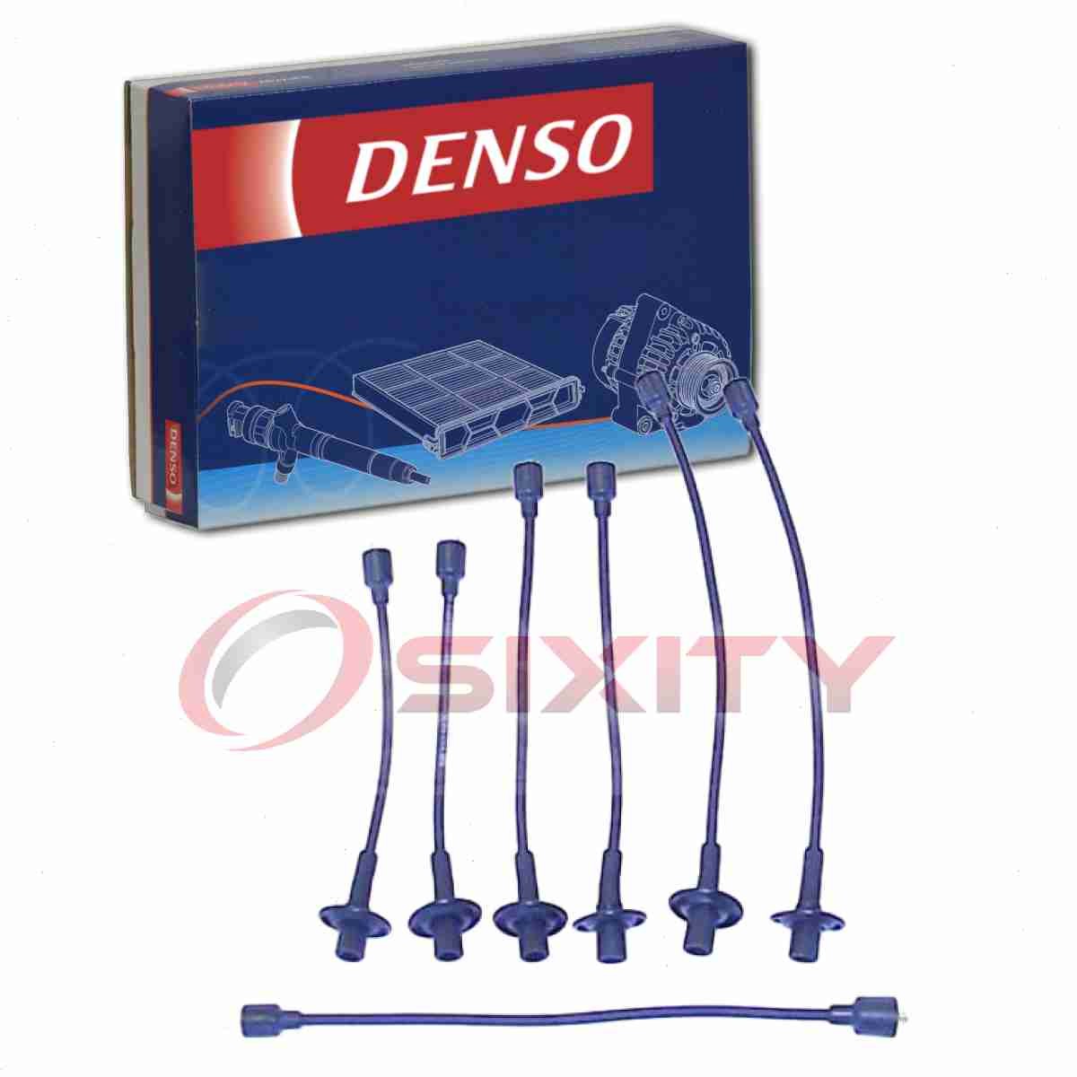 Denso Spark Plug Wire Set for 1974 Plymouth PB200 Van 3.7L L6 Ignition Plugs ba