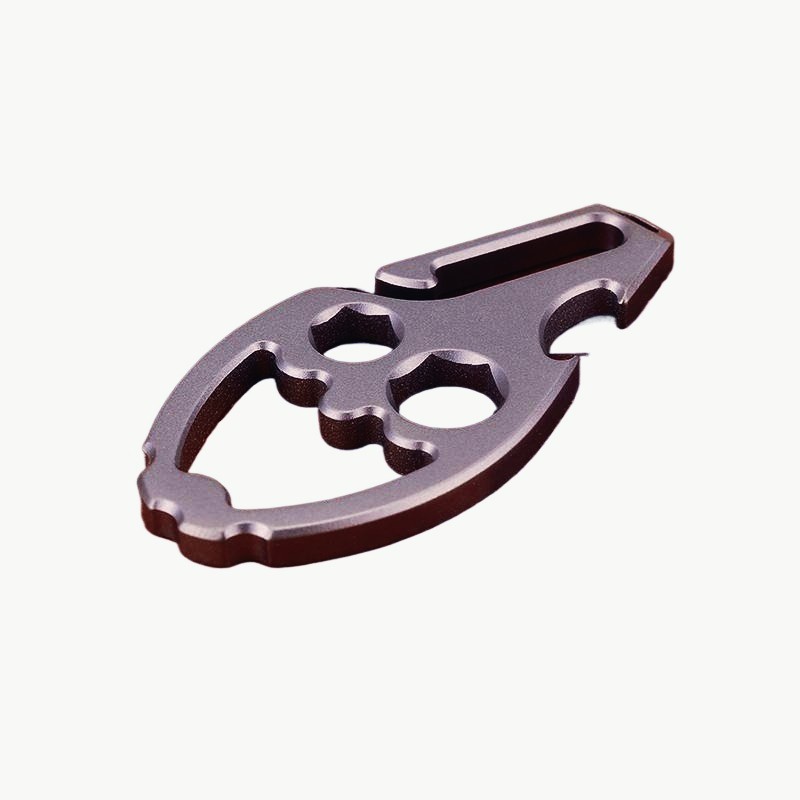 TC4 Titanium EDC Keychain Multi Tool with Wrench Function
