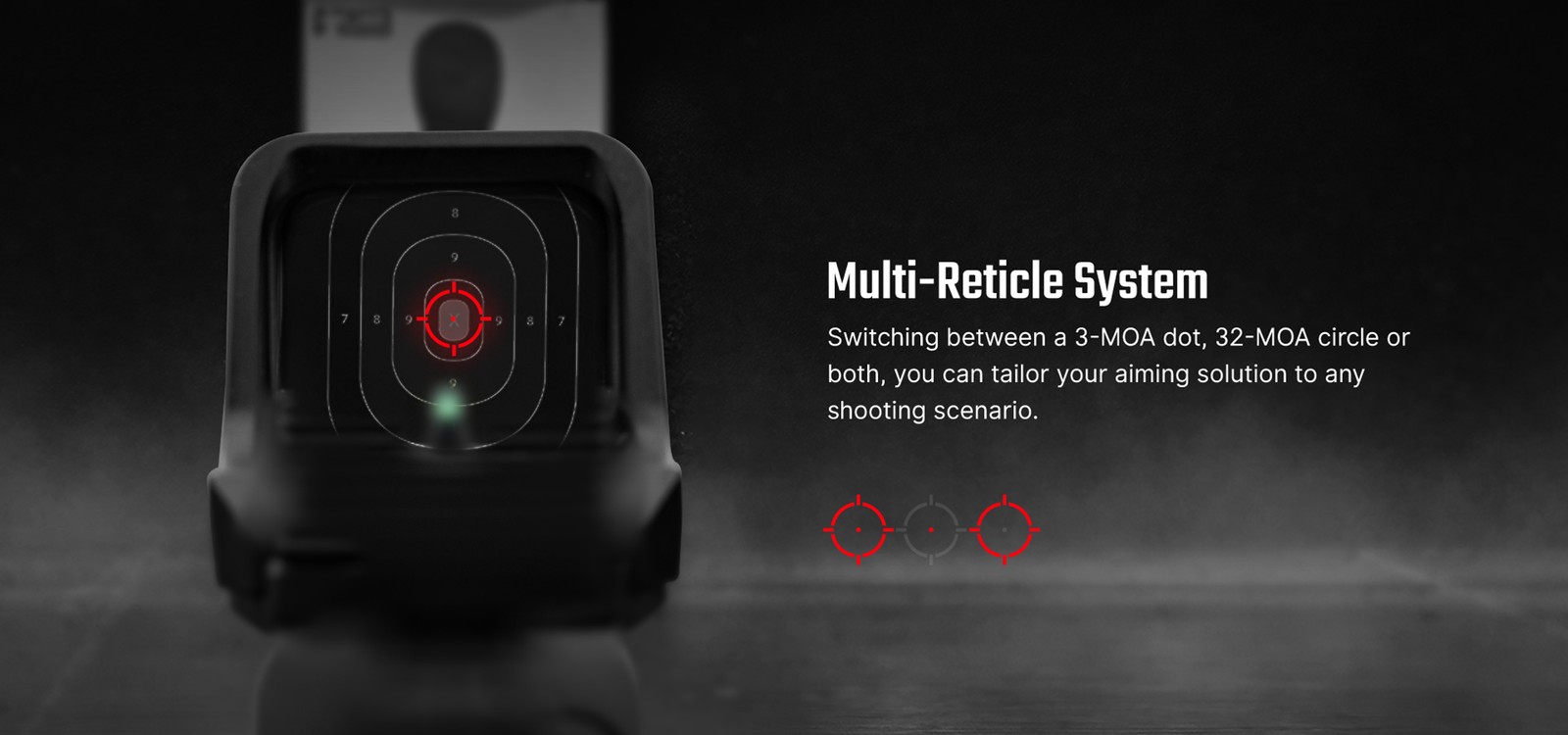 Olight Osight C 3 MOA Dot Sight with 32 MOA Circle