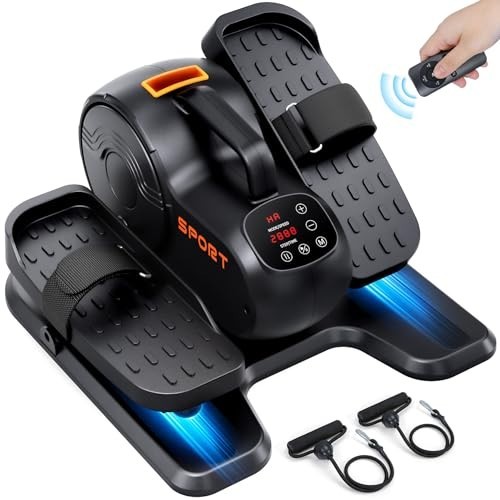 Dripex Under Desk Elliptical Leg Exerciser with Remote, Adjustable Speed