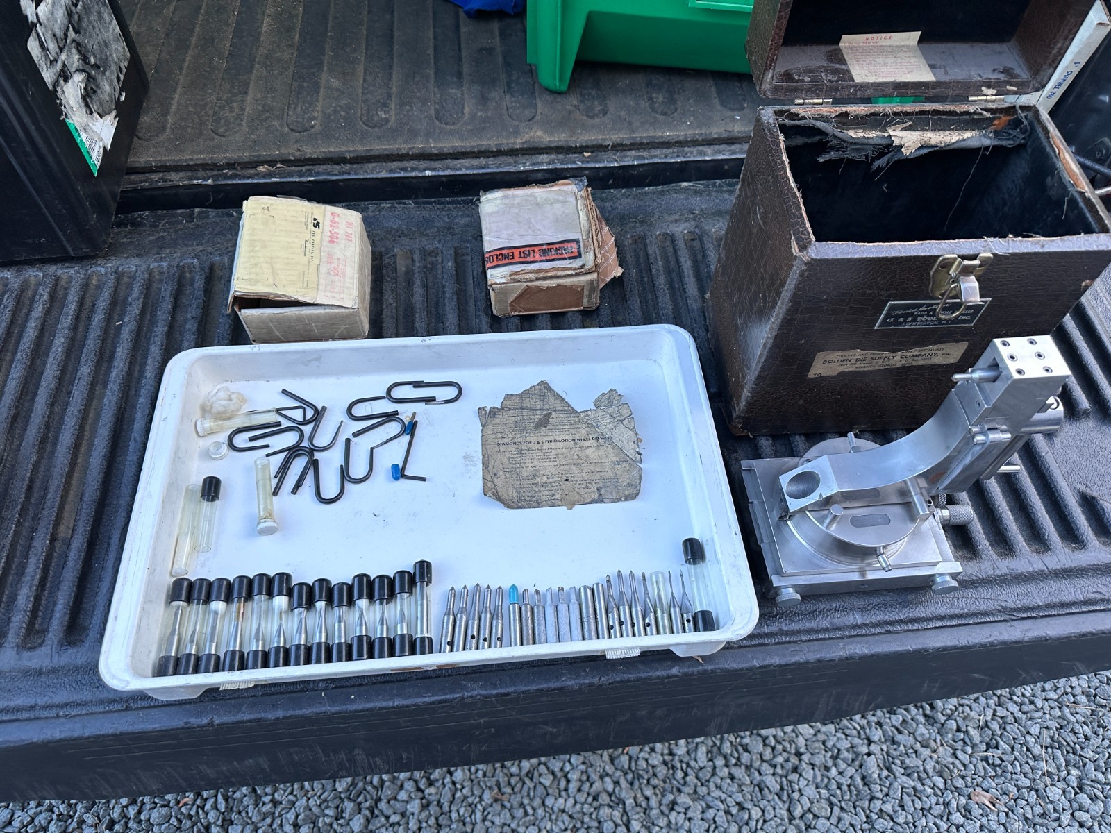 J&S Tool Fluidmotion RADII & Angle Dresser & Micrometer Base w/MANY Accessories