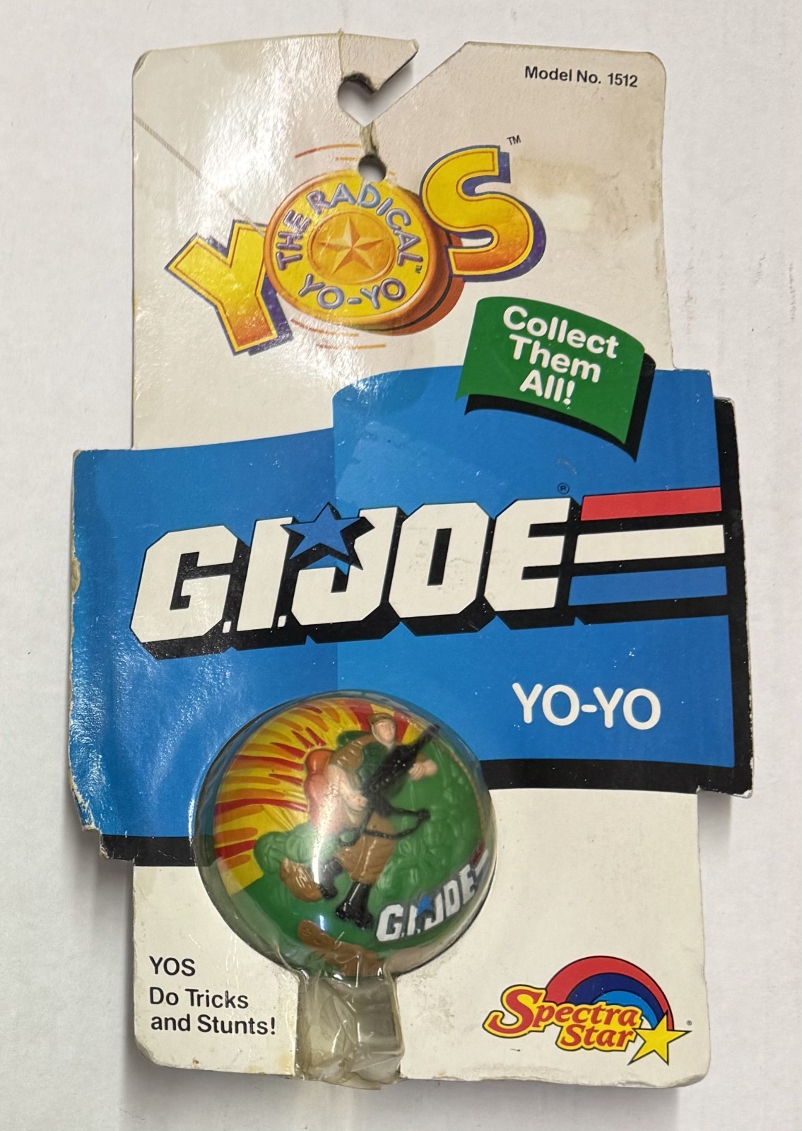 Rare Vintage Original G.I. Joe Yo-yo Complete In Original Packaging 1988