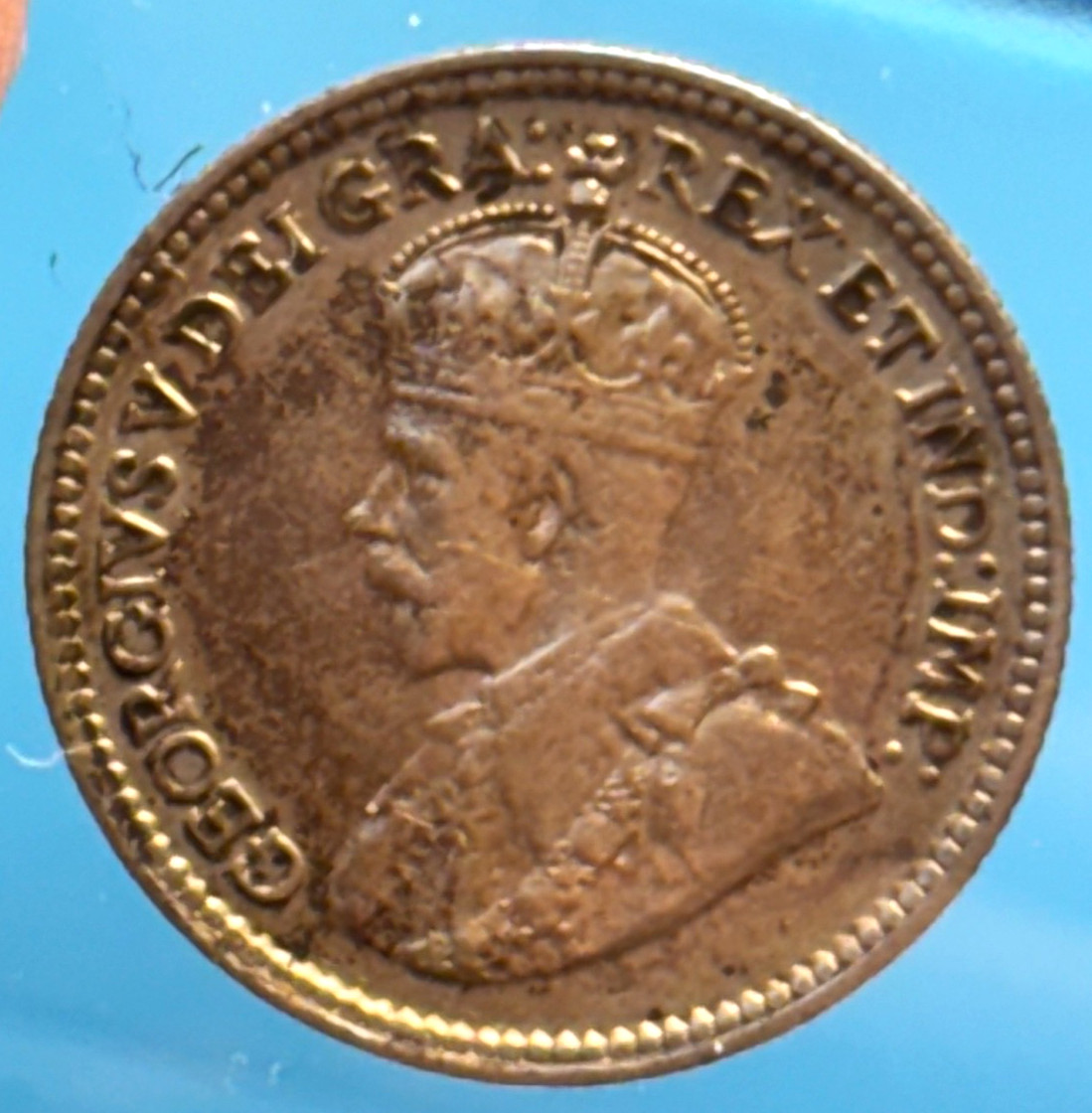 1912 Canada 5 Cents Silver King George V
