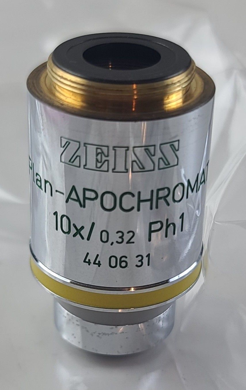 Zeiss 44 06 31 Plan-APOCHROMAT 10x/0.32 Ph1 Microscope Objective