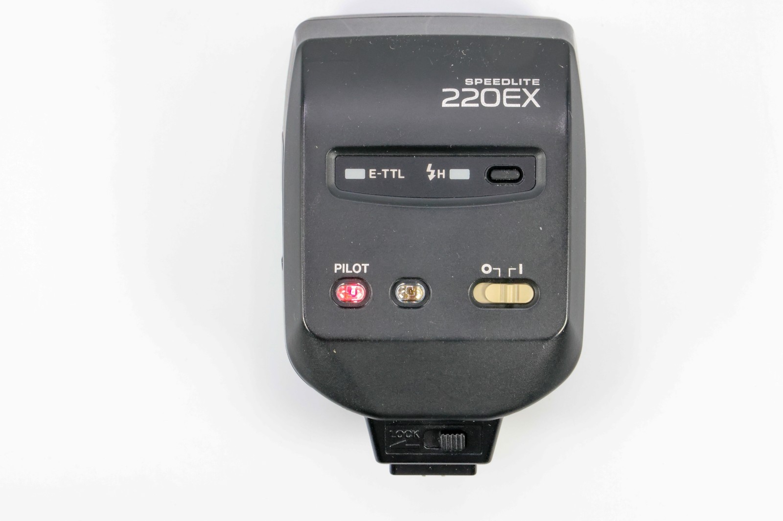 Canon Speedlite 220EX Shoe Mount External Flash w/ Soft Case Tested & Working