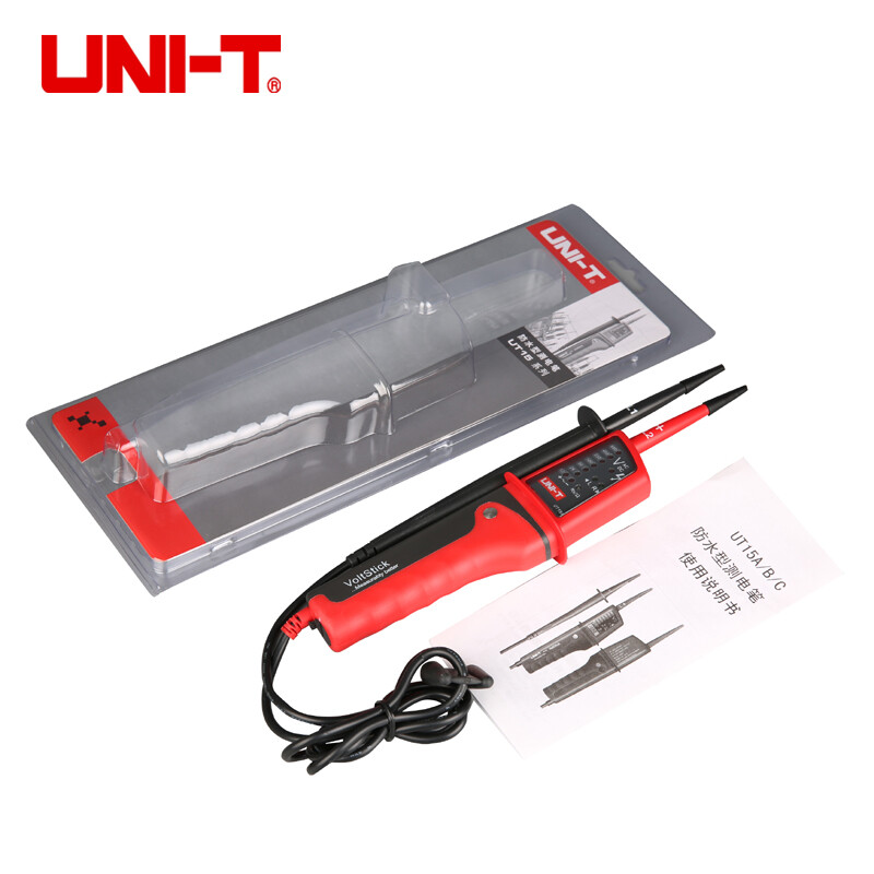 UNI-T UT15C Voltage Tester LED LCD Display AC/DC VoltStick Continuity Test 690V