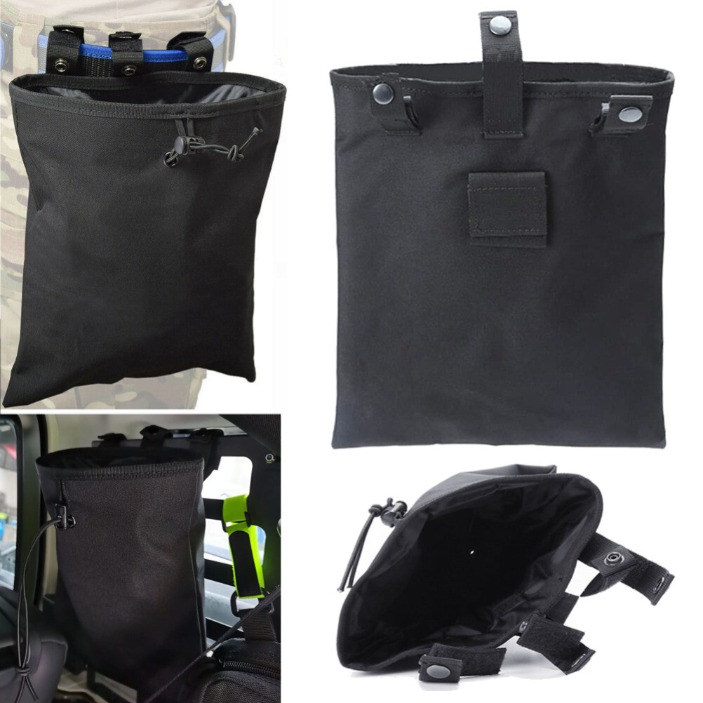 Tactital Molle Dump Drop Pouch Hunting Drawstring Magazine Recycling Storage Bag