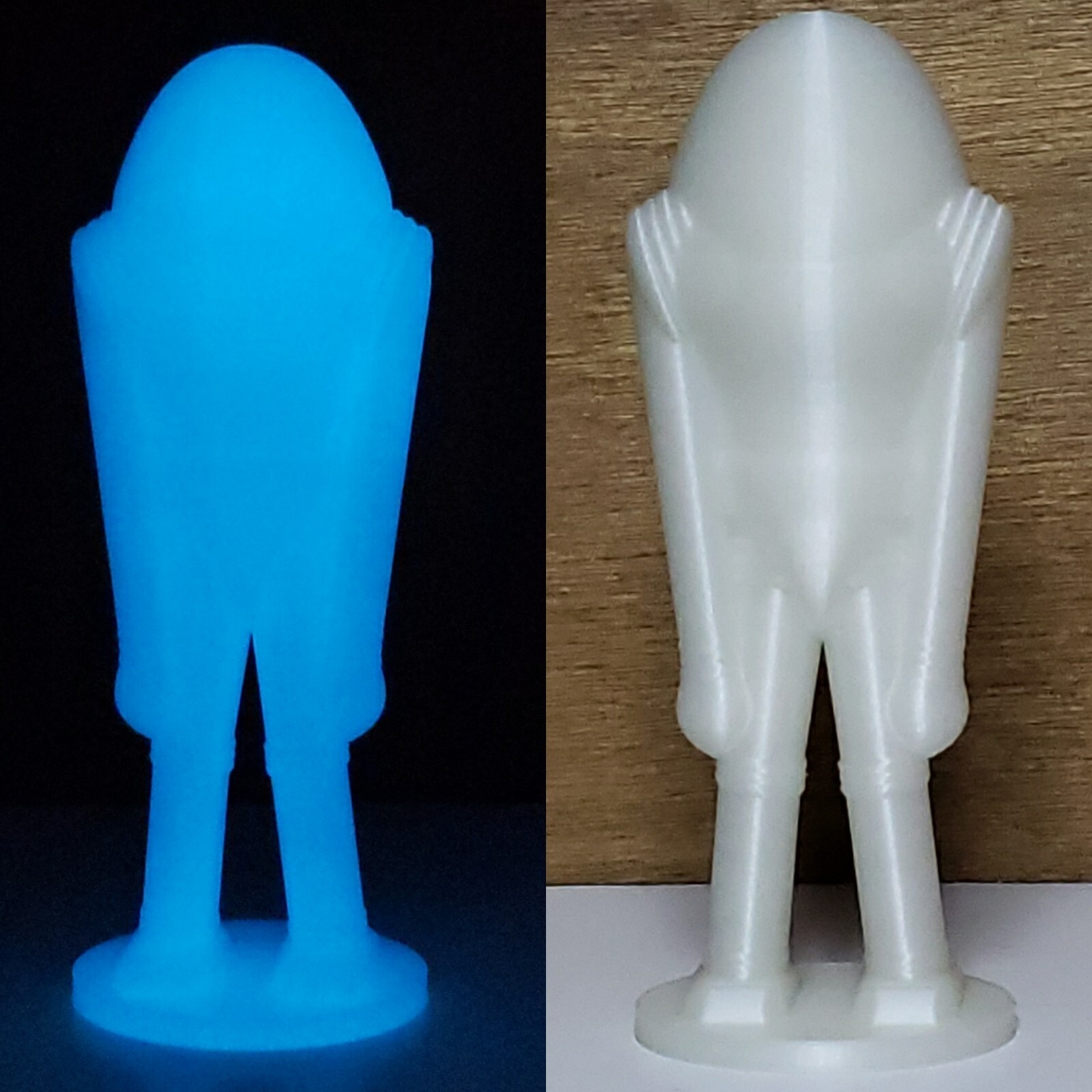 Earth Vs The Flying Saucers Alien (6"/1:12 Scale) Blue Glow
