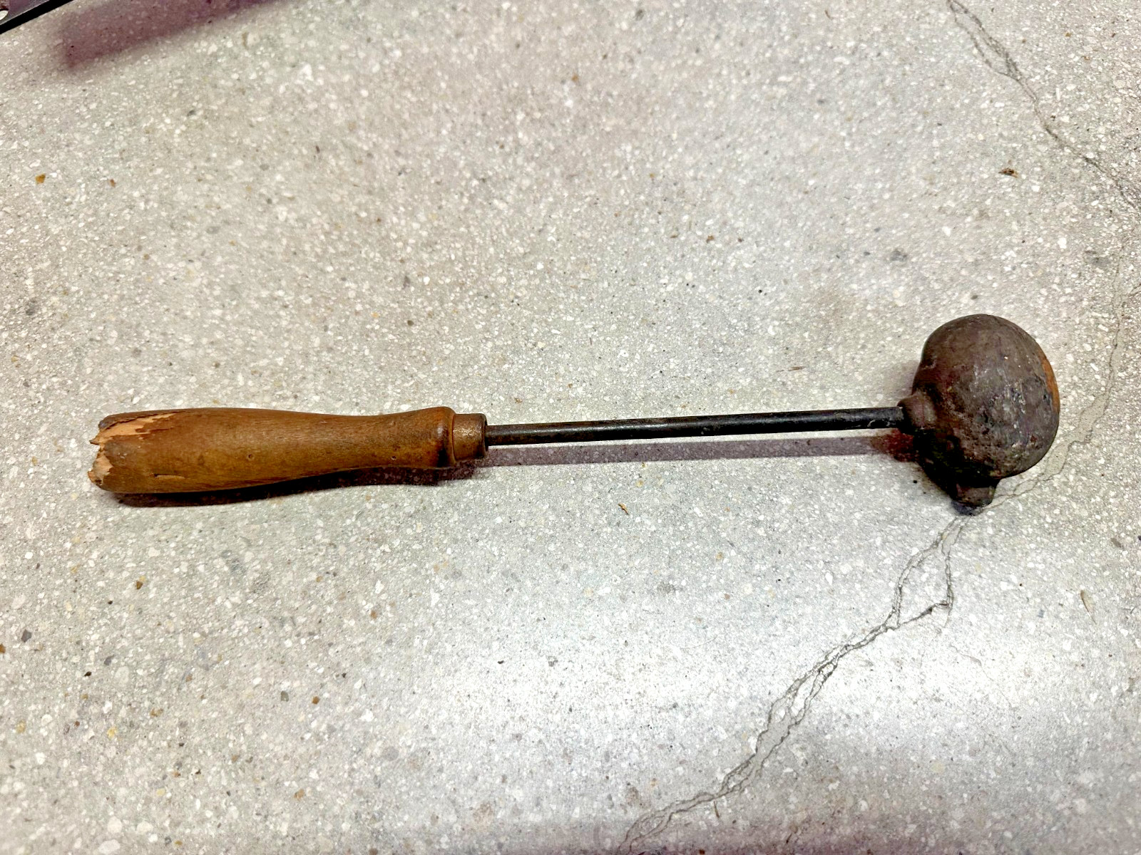 VINTAGE Bullet Mold Casting Tool Set Lead Ladles Dipper .45