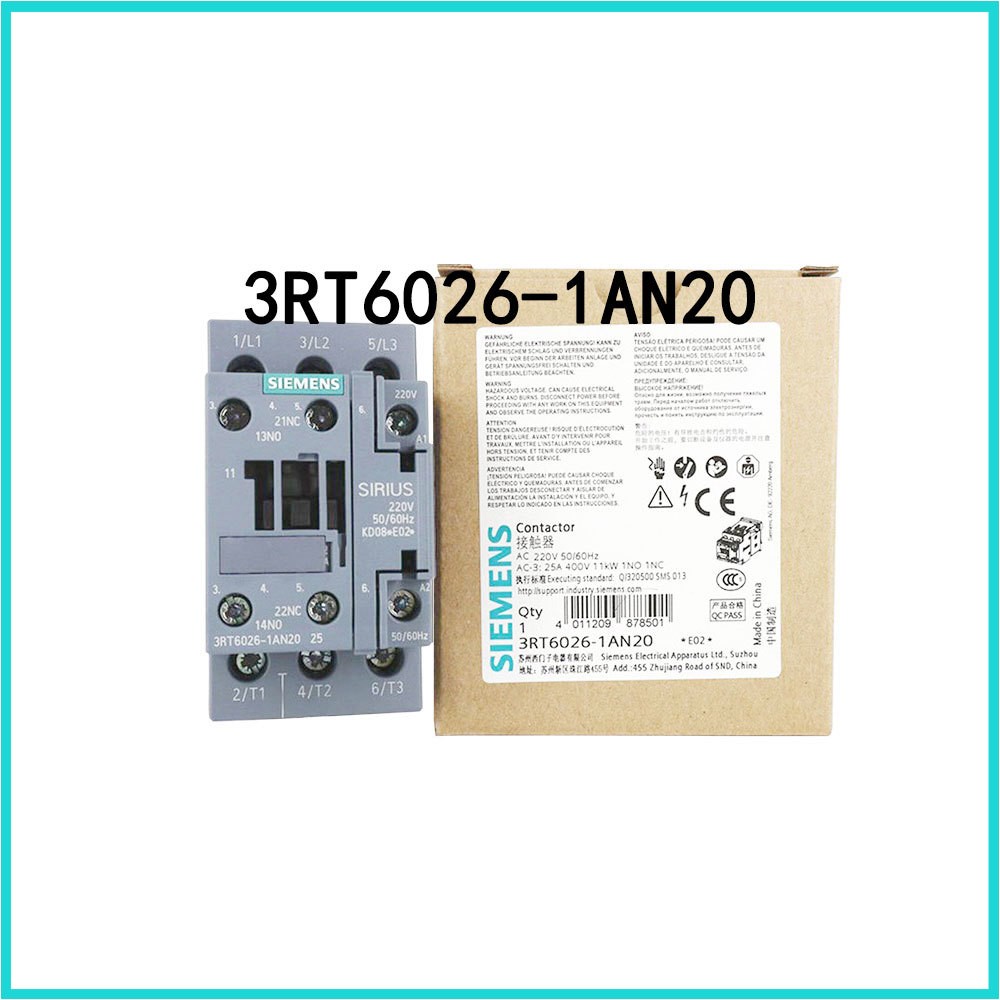New SIEMENS Contactor 3RT6026-1AG00 3RT6026-1AQ00 3RT6026-1AG20 3RT6026-1AN20