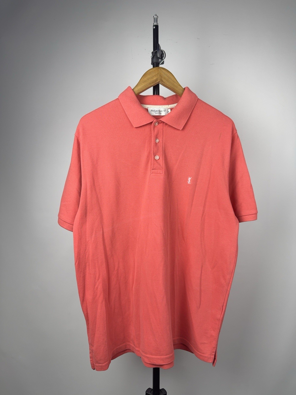 Vintage Rare 90s Retro Luxury YSL Yves Saint Laurent polos Men’s XL Size