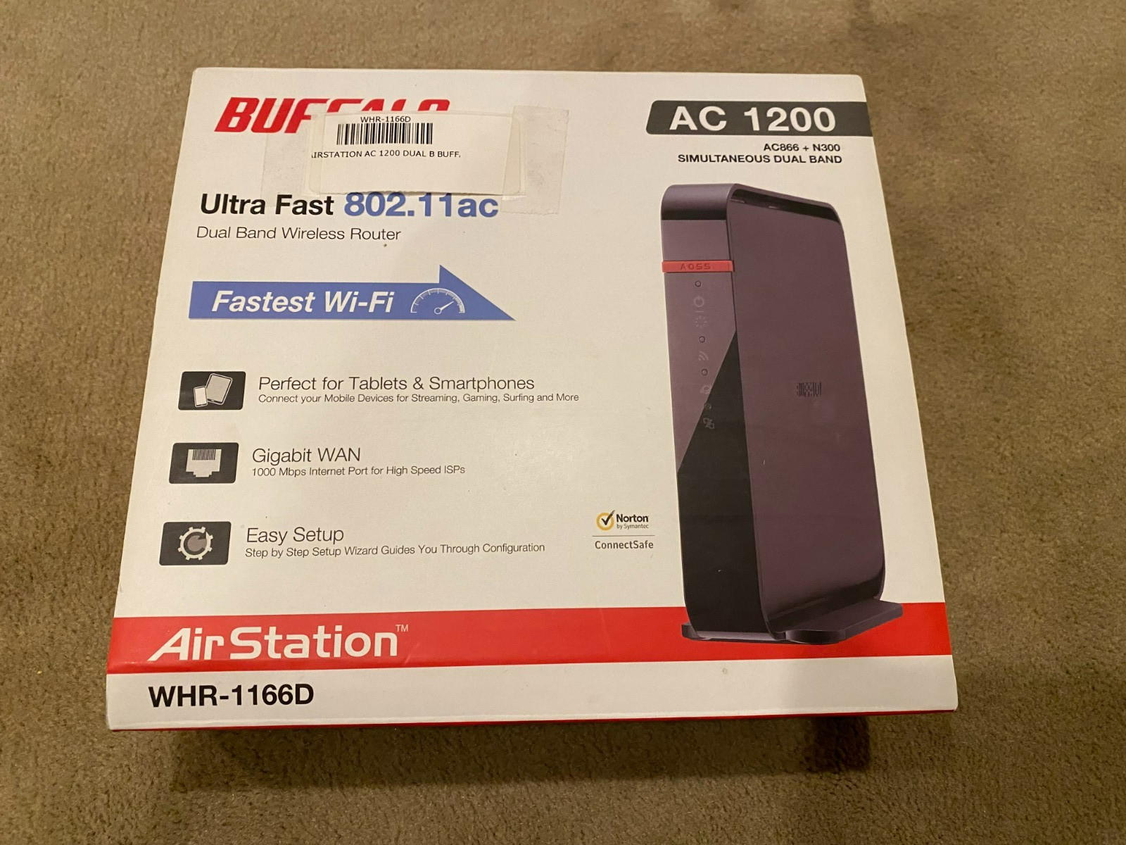 BUFFALO ULTRA FAST DUAL BAND ROUTER AC 1200