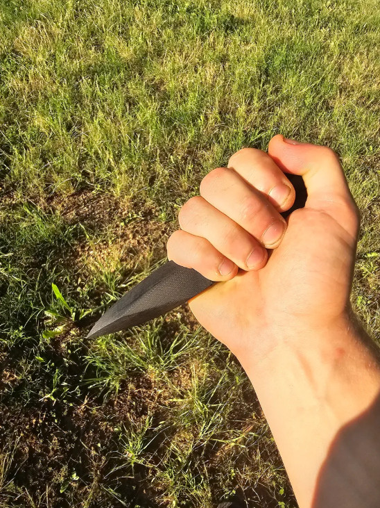 Revenant Corps SPC Fixed Knife 2.75" Black G10 Construction/Wrapped Handle 008