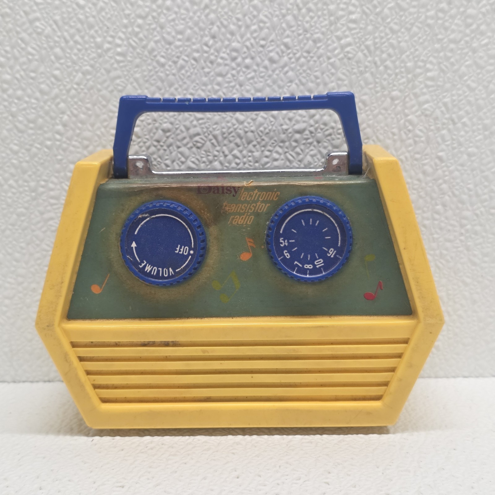 Vintage Working 60s Kids Daisy Heddon Lectronic Transistor Radio Style 5