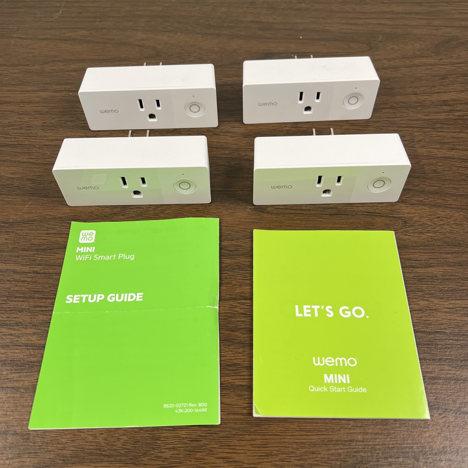 Belkin WEMO Mini Smart Outlet Plug Wi-Fi Enabled White (F7C063) Lot of 4 Bundle