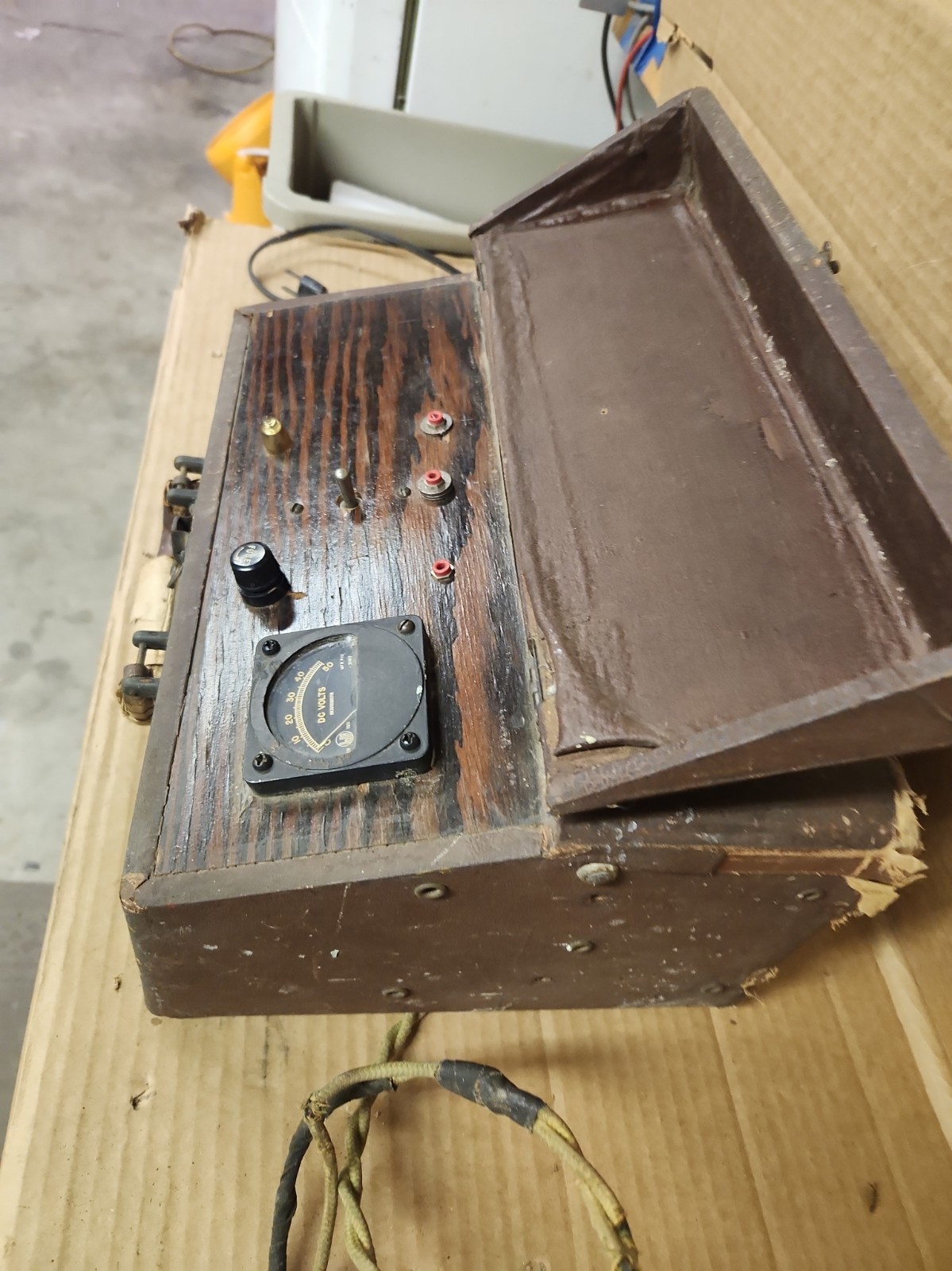 custom-built or modified Benchtop Variable DC Power Supply housed inside a...