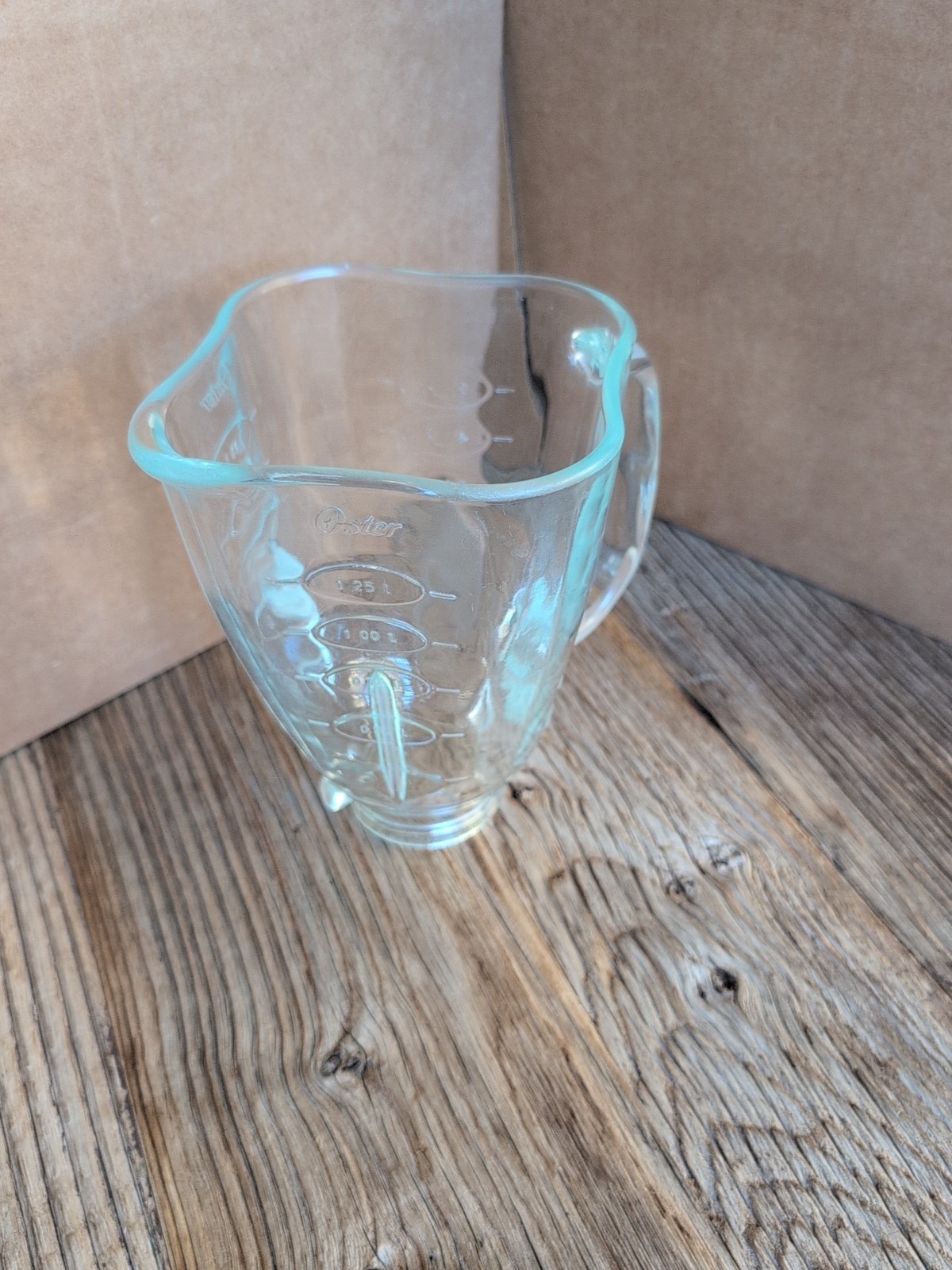 Oster Clover Shape Blender GLASS JAR 6000 Series 5 Cup Pitcher Only Green Tint