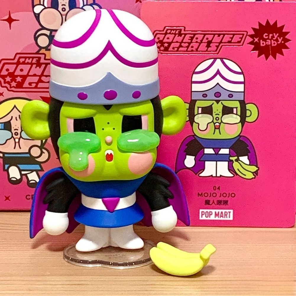 CRYBABY x The Powerpuff Girls Series MOJO JOJO Box Figure Doll Toys Gift
