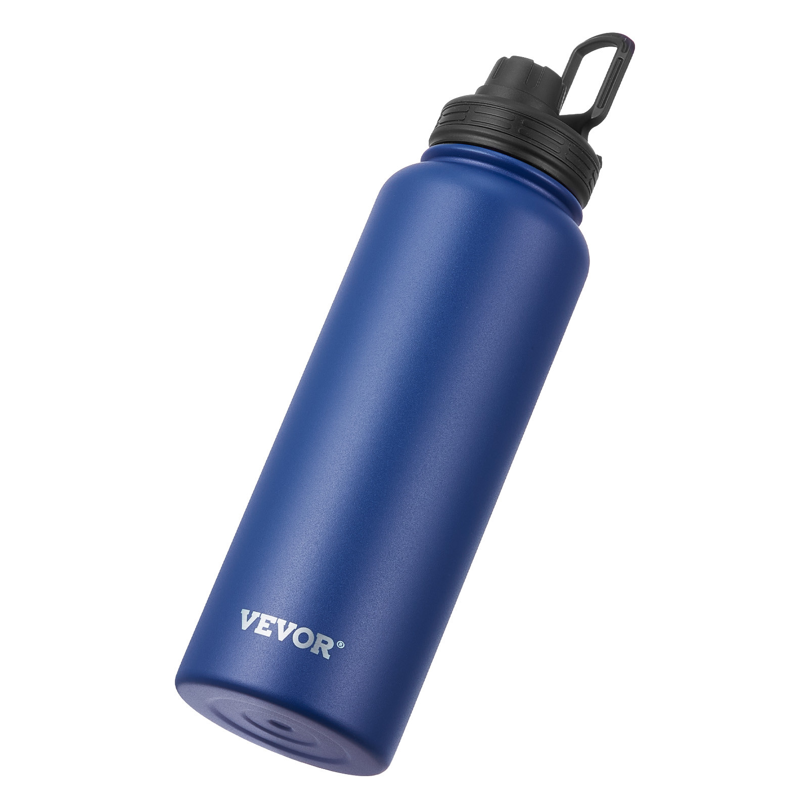 VEVOR 40 oz Insulated Water Bottle Stainless Steel with Wide Mouth Lid Blue
