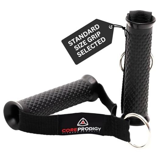 Heavy Duty Exercise Handles - Grip Attachments for Cable Machine Standard