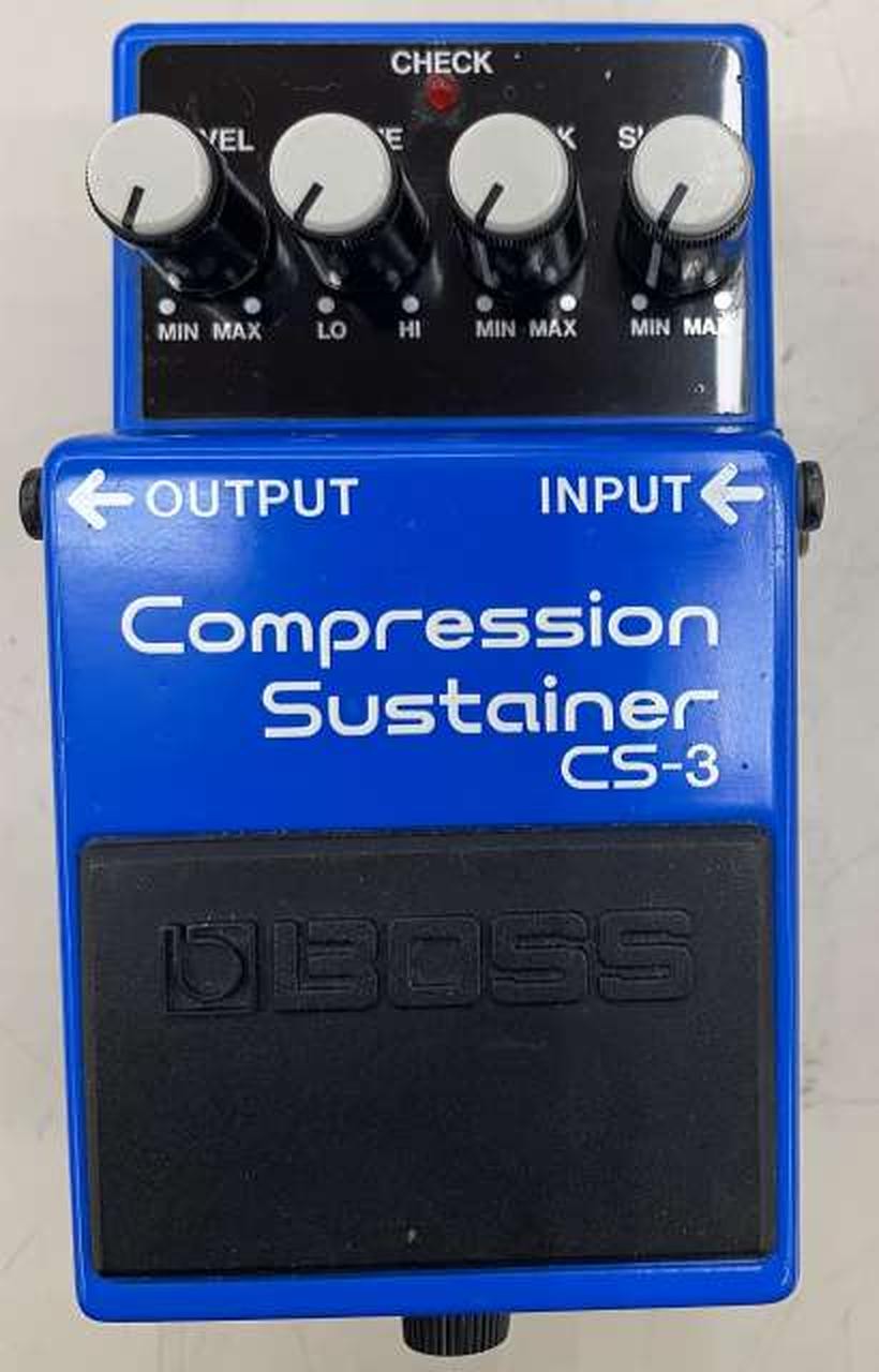 BOSS CS-3 Compressor Pedal, Low Noise, ACA Power, Used