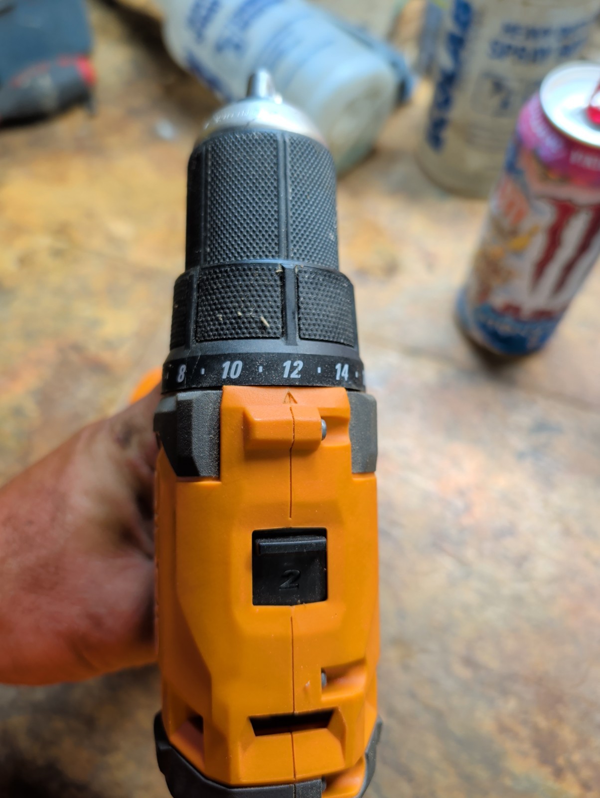 RIDGID R86001 18V Lithium-Ion Compact Drill/Driver - Orange (Tool Only)