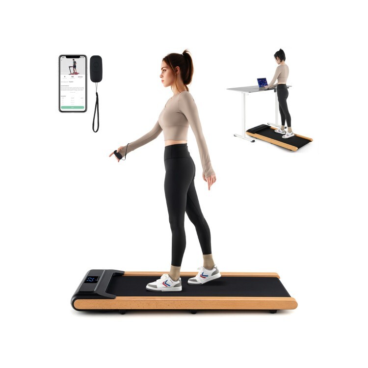 3-in-1 Home Gym Treadmill Walking Pad Under Desk w/Remote and Smart APP Control