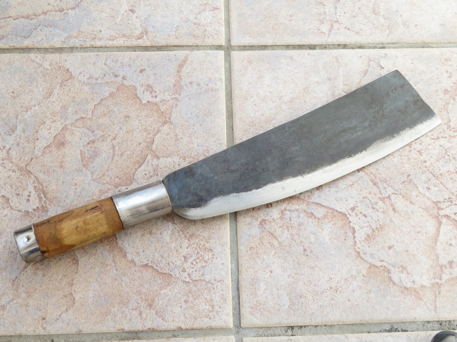Crude - 11 Inch Carbon Steel Cleaver Machete , 1.8 lb