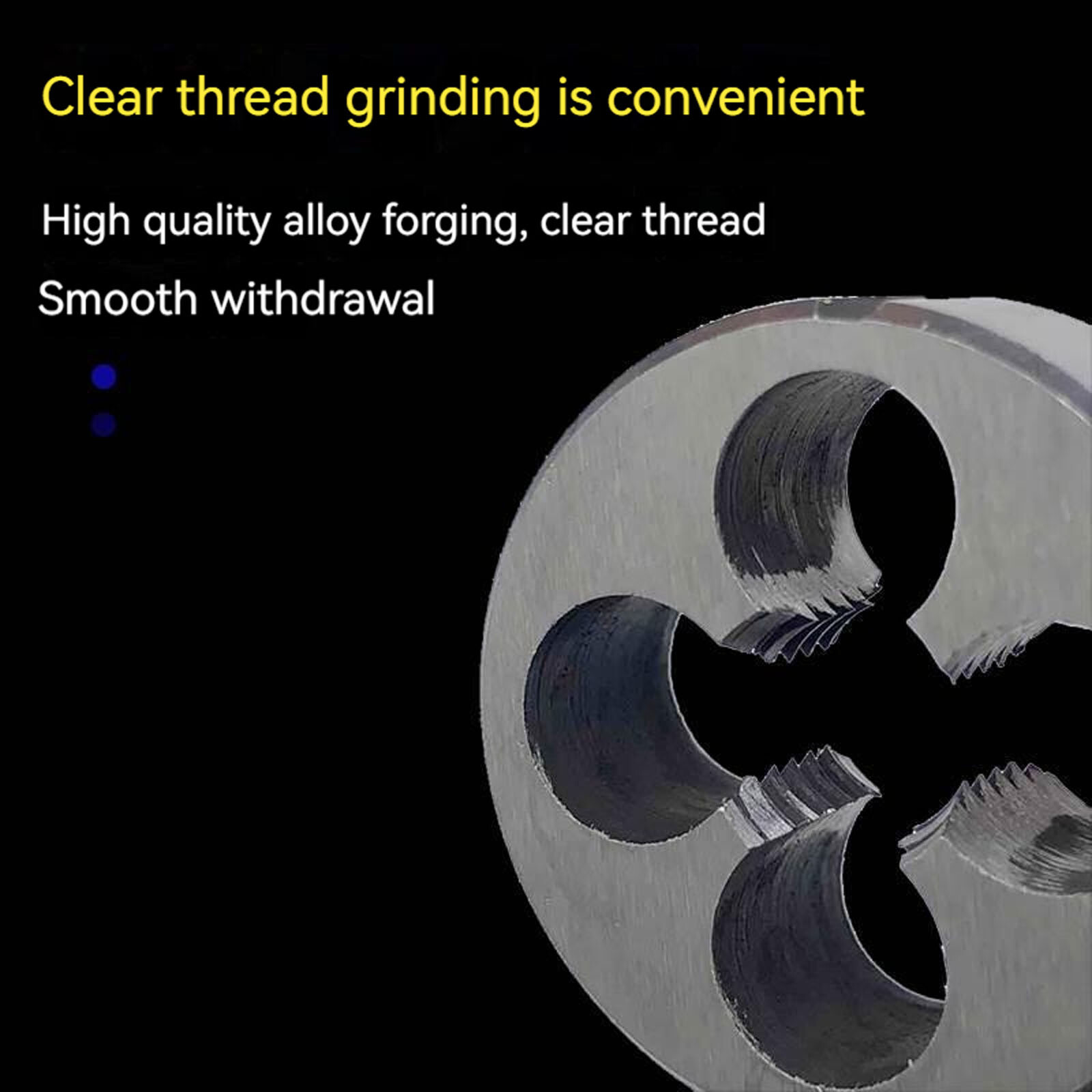 1pc Metric Right Hand Die M34 X 1 1.5 2mm Threading Tools
