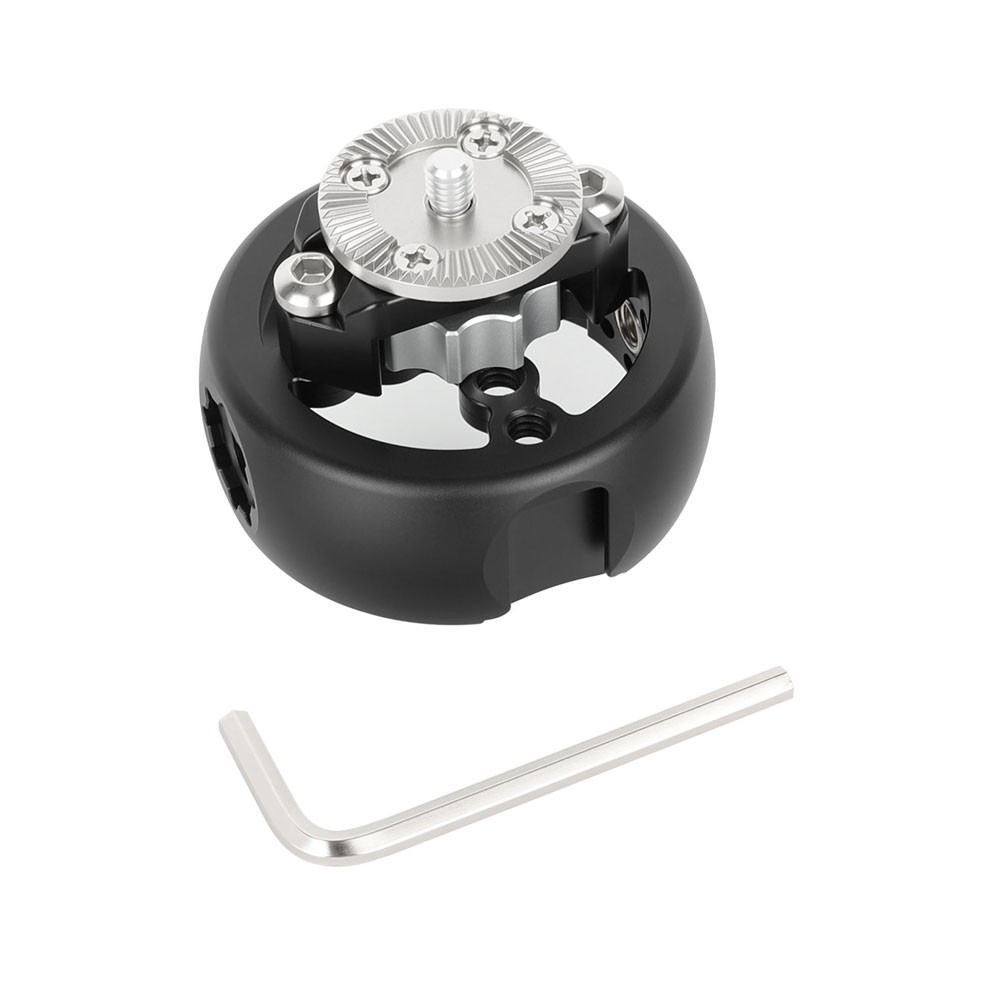 CAMVATE Side Handgrip with ARRI-Compatible Rosette Mount for Camera Cage Rig