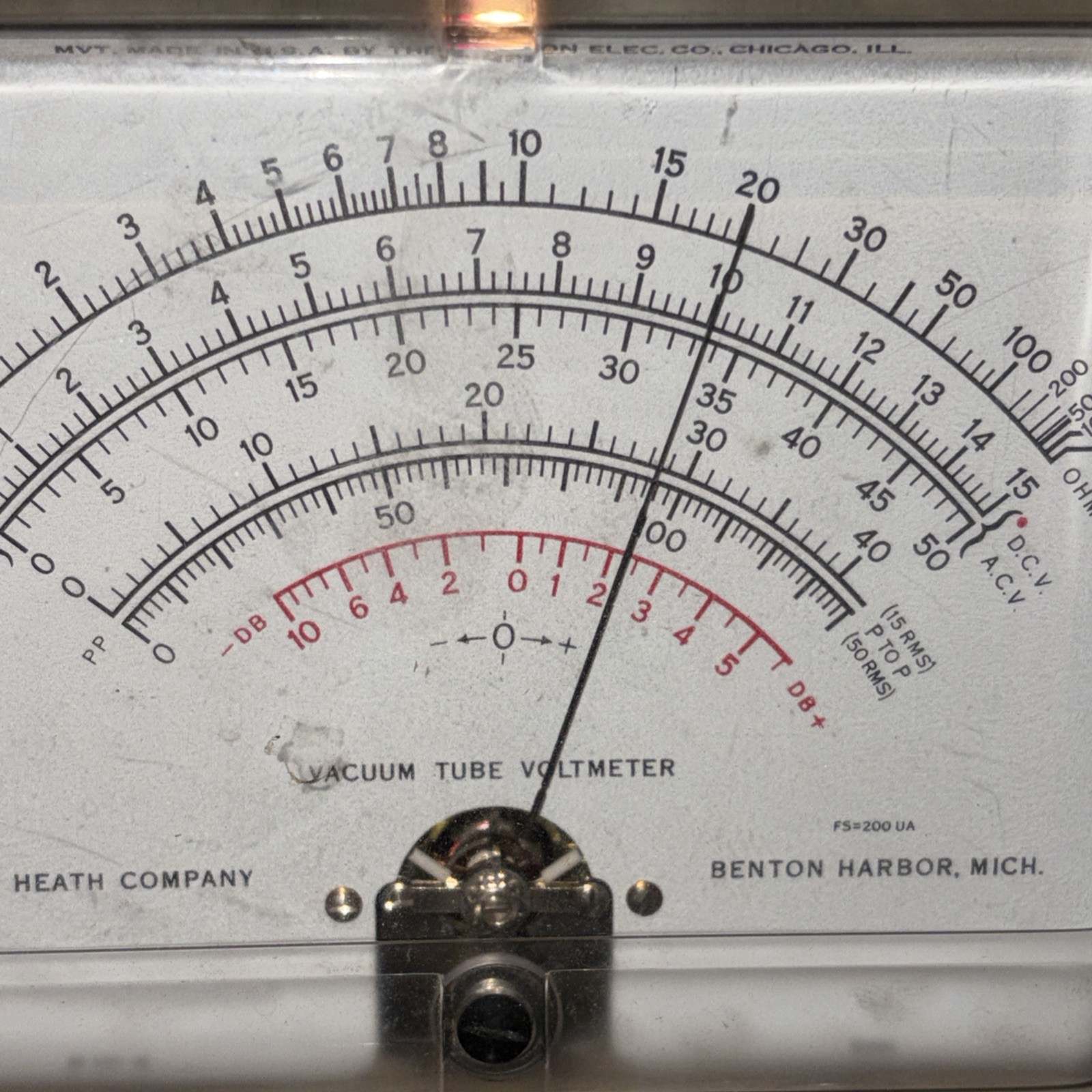 Heathkit VTVM IM-18 Working!