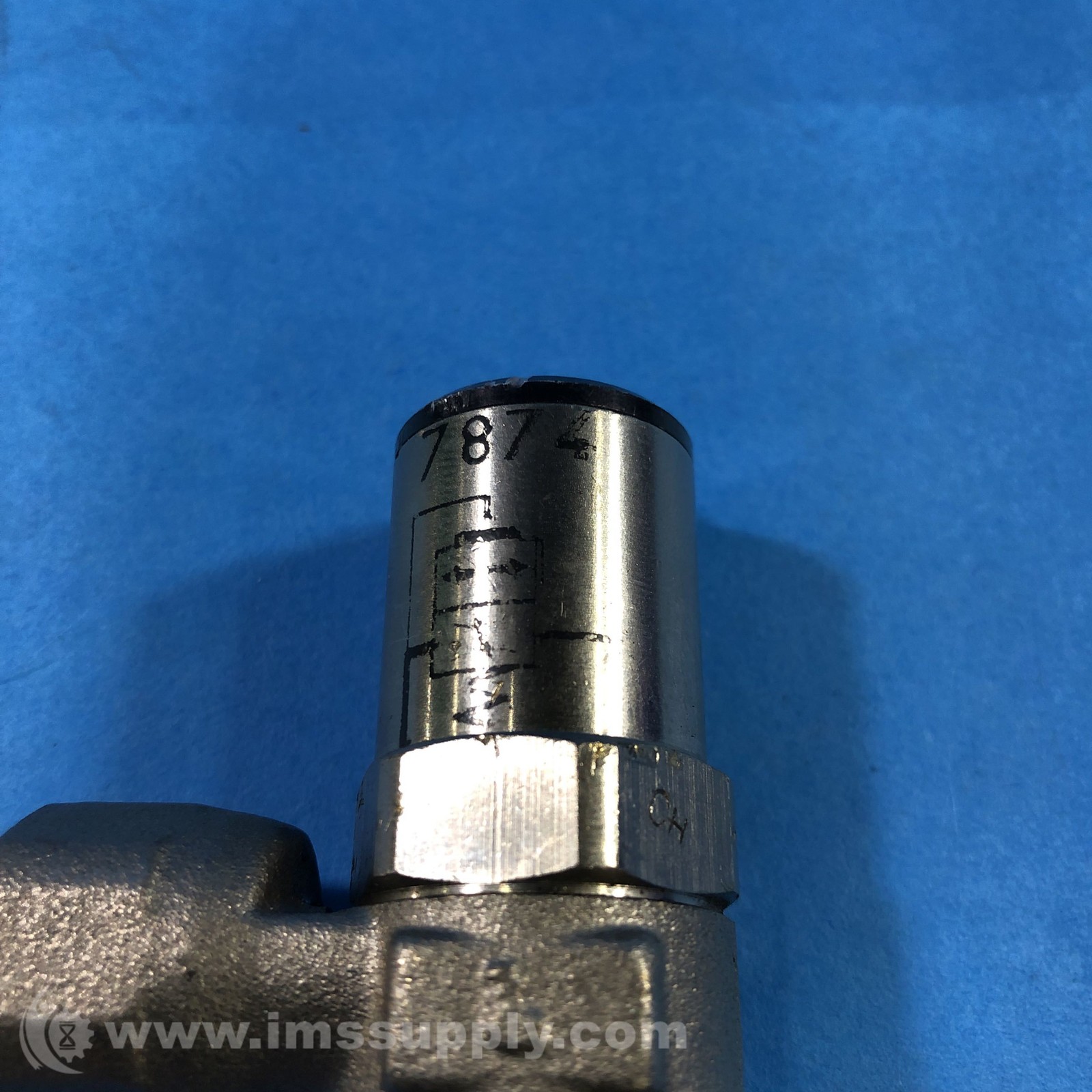7874 Stainless Steel Threaded Pipe Fitting, Male Connector USIP