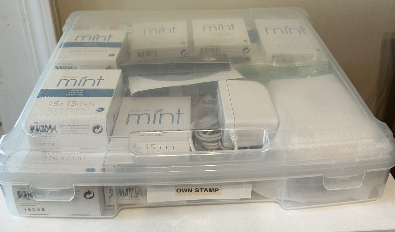 Silhouette Mint Custom Stamp Maker Machine NEW W/ EXTRAS See Description