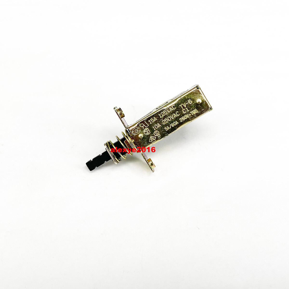 CANAL PS-2 TV-5 C1 Pushbutton Switch ON-OFF Maintained 2 Positions 2 Pins
