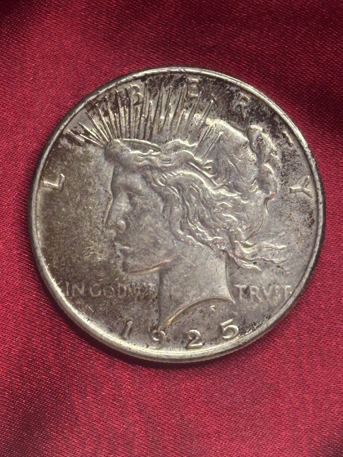 1925 $1 Peace Silver Dollar