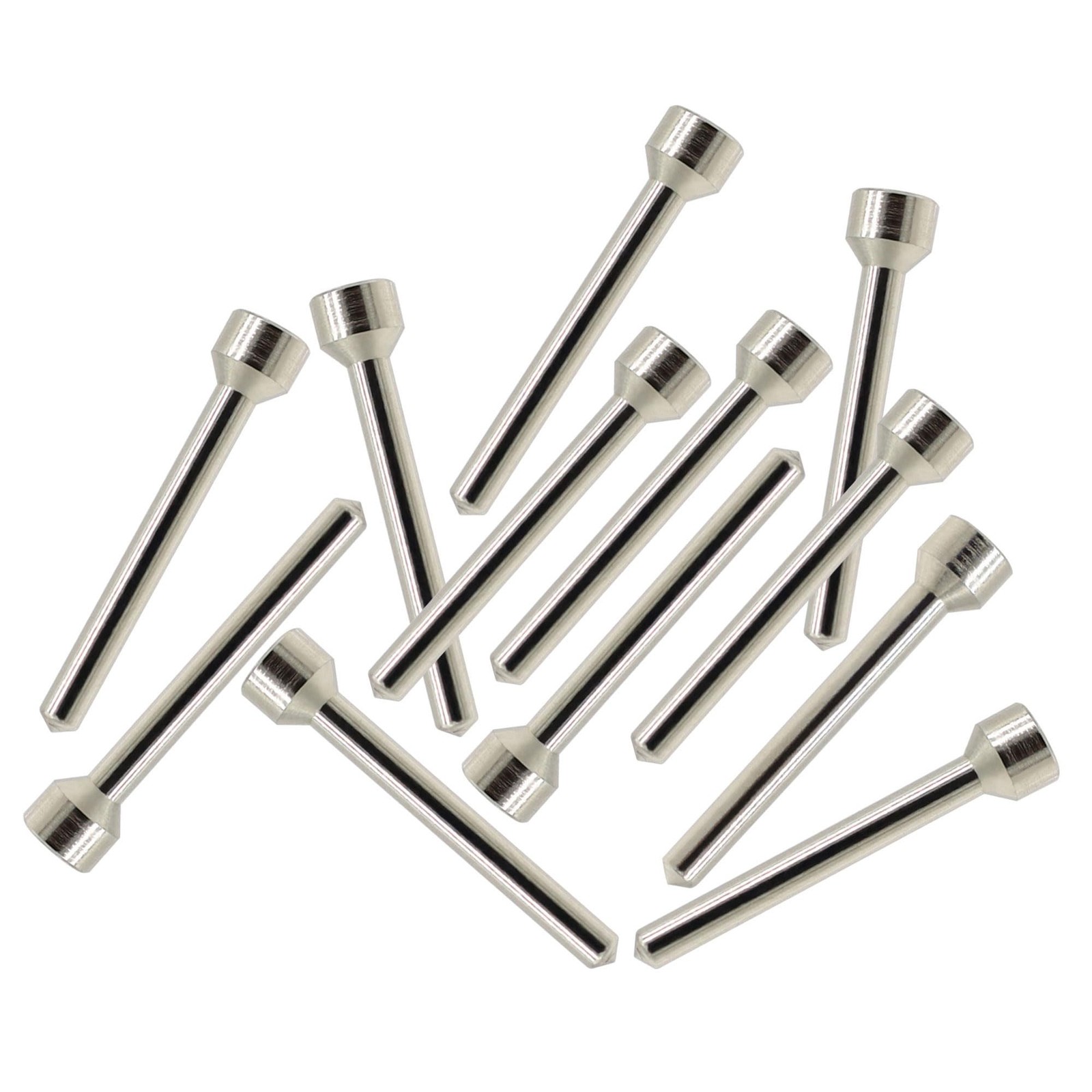12 Pack Headed Decapping Pins Reloading Die, Redesigned Decapping Pins