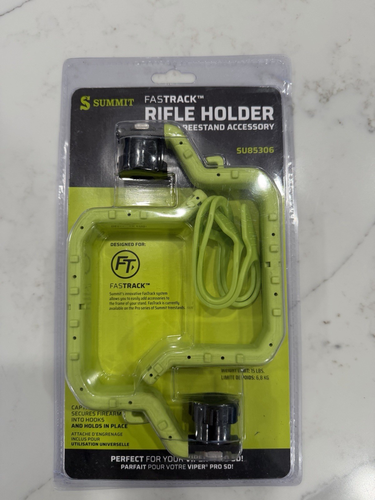 Summit Portable Rifle Holder Treestand Accessory Green Metal Plastic SU85306